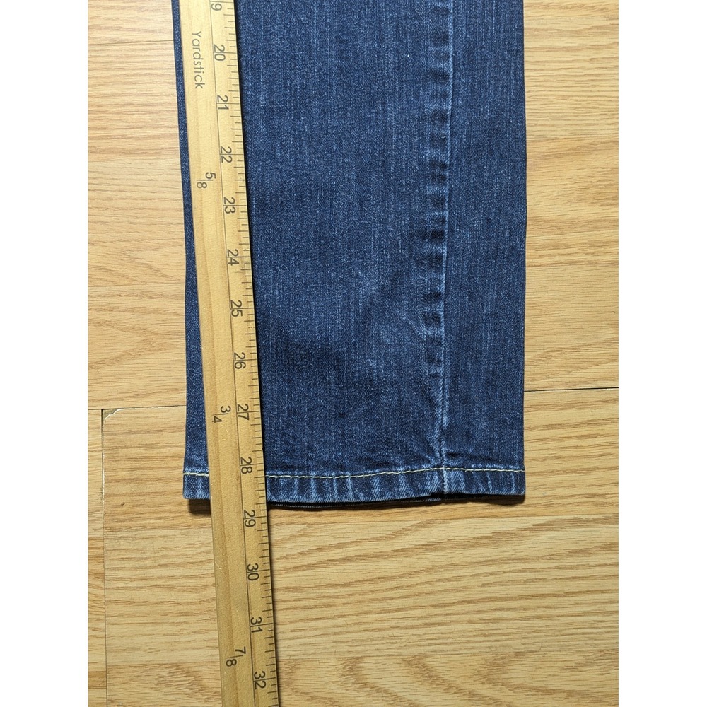 Levi's Womens 524 Too Superlow Jeans Y2K Blue Denim 15 M - Picture 2 of 7
